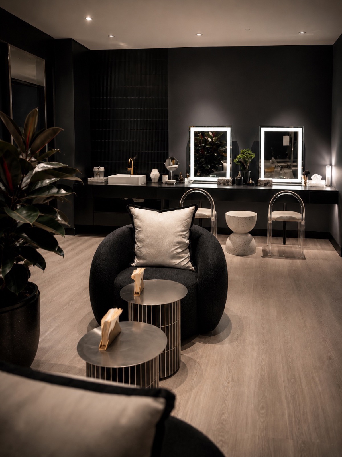 Vanity station at CBD clinic