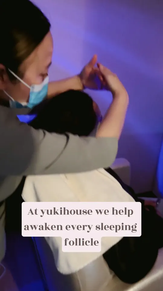 Yuki House Japanese head spa video — Awakening every sleeping follicle