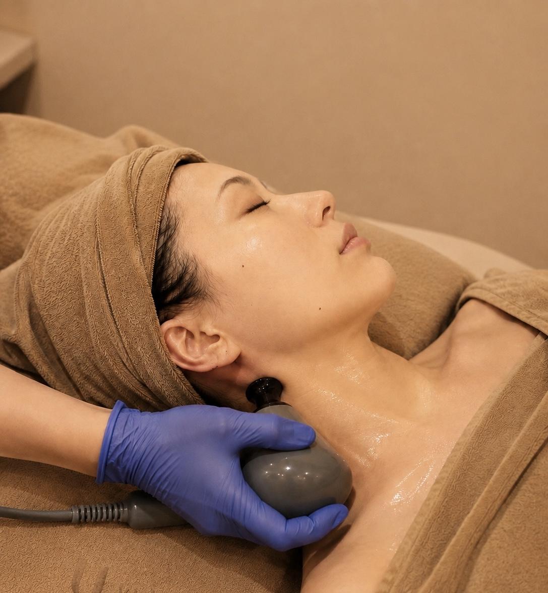 Cellula-X neck treatment at Yuki House