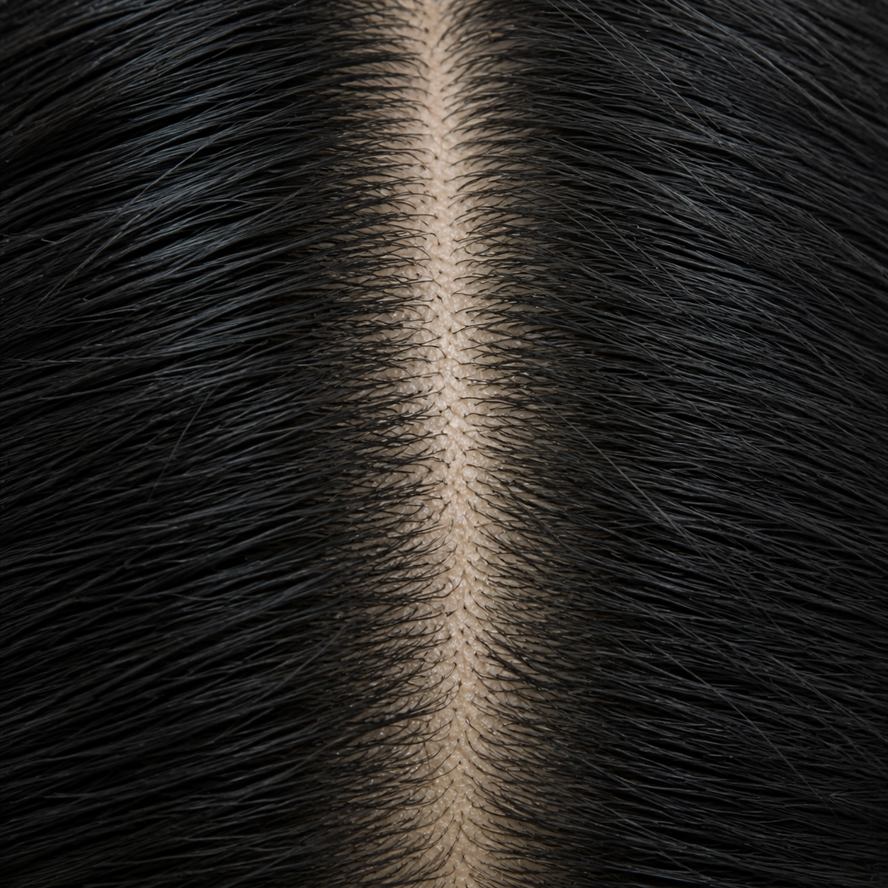 Trichoscope image showing scalp after treatment